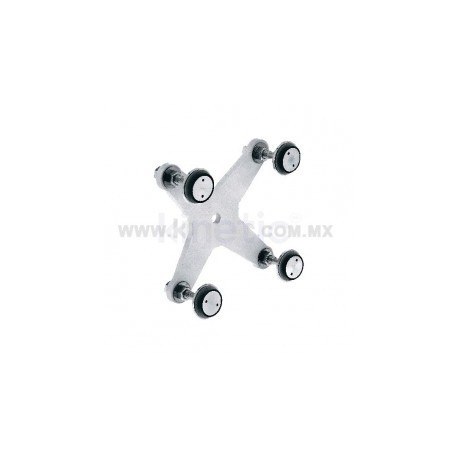 ARAÑA ALUM 170 MM 4 BRAZOS CON ROTULAS...