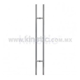 MANIJA DE TUBO ACERO INOX. REFORZADA 25 X...