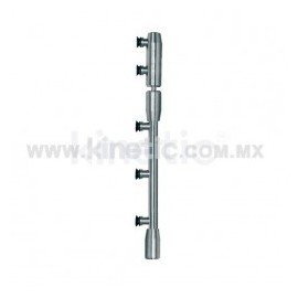 PIVOTE BARRA INOX. A DINTEL 2.4 MTS (SPEEDY)
