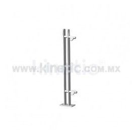 BARANDAL ALUMINIO 750 MM CON SOPORTE ACERO...