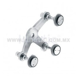 ARAÑA INOX 128 MM 3 BRAZOS CON ROTULAS...