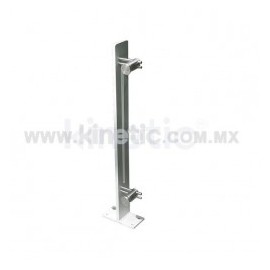 BARANDAL ALUMINIO 850 MM CON RANURA Y...
