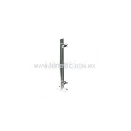 BARANDAL ALUMINIO 850 MM CON RANURA Y...