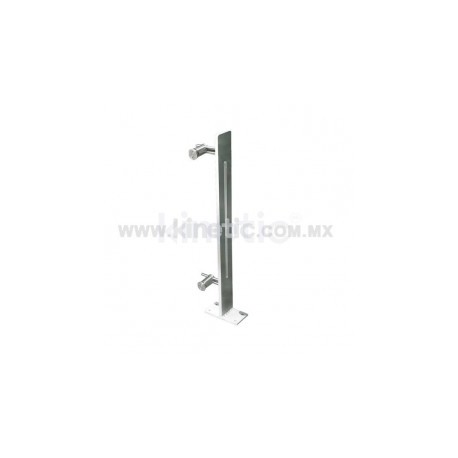 BARANDAL ALUMINIO 850 MM CON RANURA Y...
