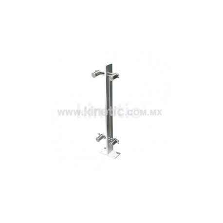 BARANDAL ALUMINIO 850 MM CON RANURA Y...