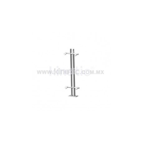 BARANDAL ALUMINIO 750 MM CON SOPORTE ACERO...