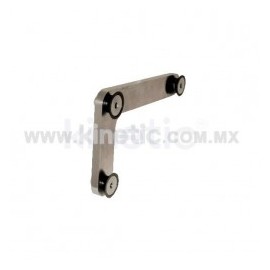 PLACA LAT. ACERO INOXIDABLE P/PUERTA BATIENTE