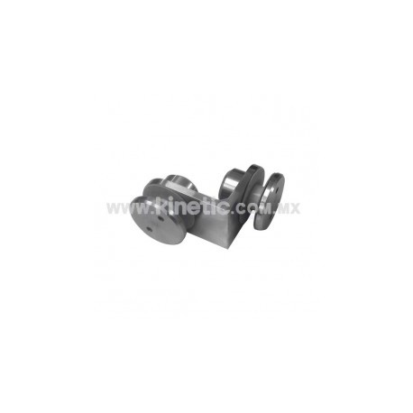 SOPORTE 90° AC. INOX. CRISTAL-CRISTAL...