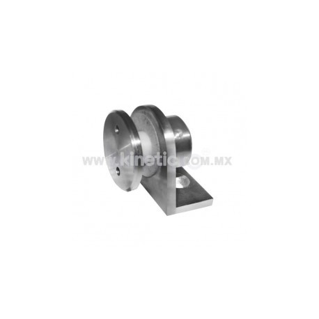 SOPORTE CHAPETON CORTO INOXIDABLE