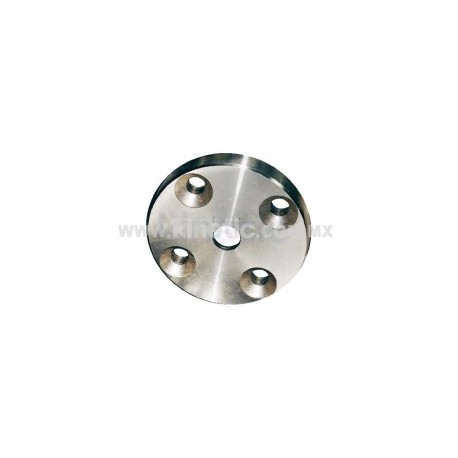 BASE INOXIDABLE 4TORN.PARA SOPORTE EN ANGULO