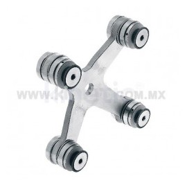 ARAÑA ACERO INOXIDABLE 128 MM 4 BR CON COJIN