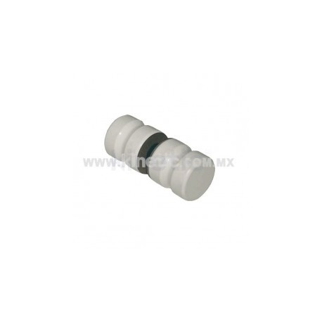BOTON DE 32MM DE DIAMETRO, ACABADO BLANCO